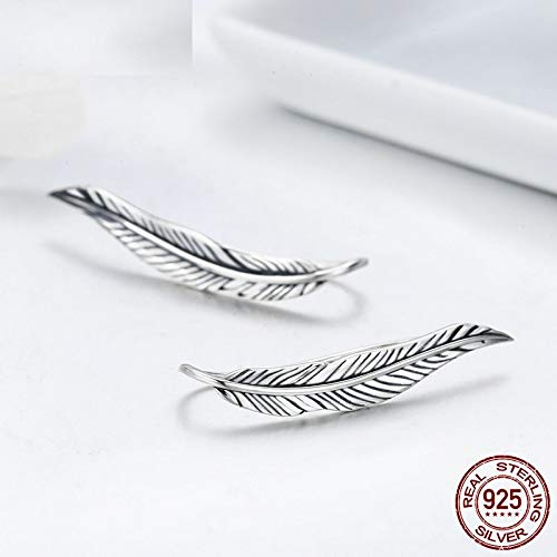 Boucles d'oreilles plume argent 925 : le cadeau vintage idéal