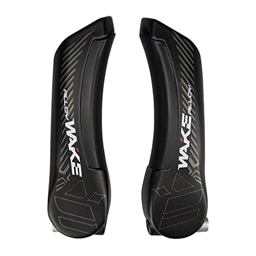 YIWEOG 1 par de Extremos de Barra de Bicicleta, Cuernos de Manillar de Bicicleta en el Volante de Bicicleta, Barra de Manillar, Extremos de Barra de aleación de Aluminio para Bicicleta, 22,2mm