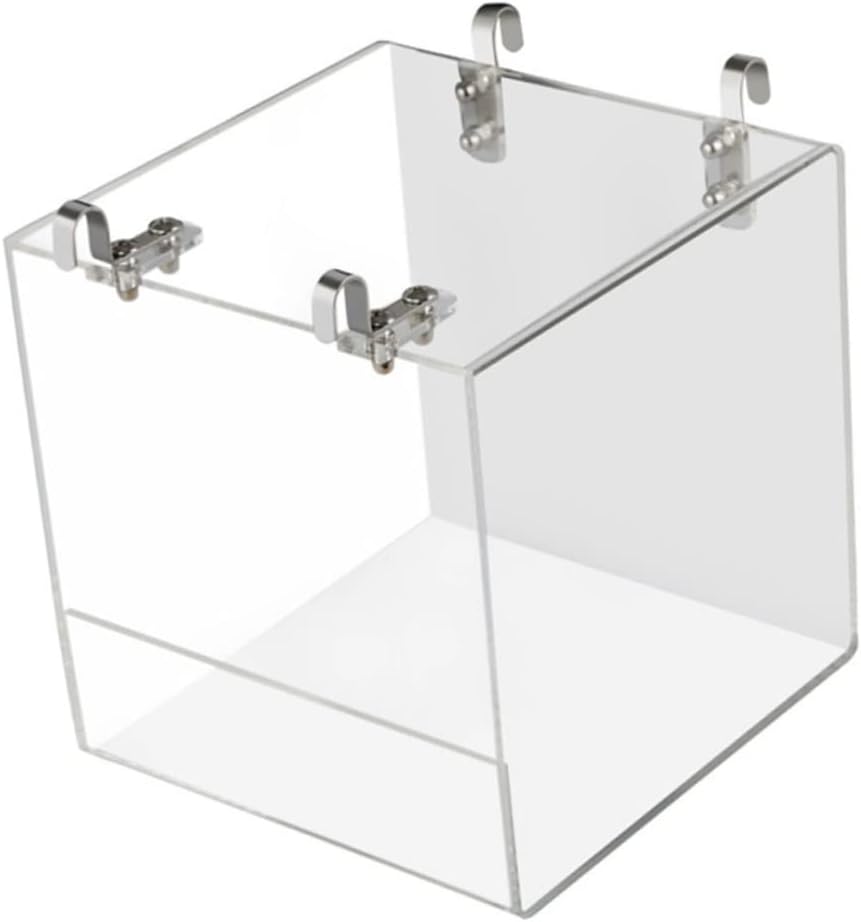 Bird Bath Basin Acrylic Thickened Tub Hanging Shower for Birds Parrot Bathing Tub Bird Bath