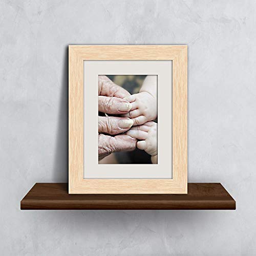 ArtzFolio Wall & Table Photo Frame D4 | Wall Photo Frame Collage for Living Room | Picture Frames Home & Wall Decoration | Natural Brown | Single Unit With Mat | With Back Stand | 6x8inch (B07B75S88K) Amazon Price History, Amazon Price Tracker