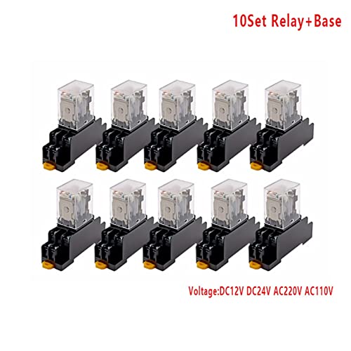 Relais micro mini commutateur MY3NJ DPDT transformateur puissance AC 220V LED - 3