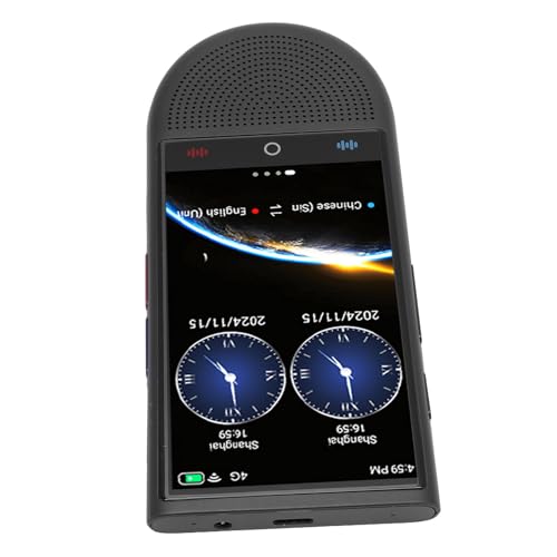 Traductor de voz portátil para superar barreras de idioma con micrófono dual 3