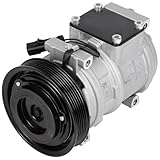 SCITOO AC Compressor fit for Chrysler for Voyager 2.4L 2000, Air Conditioning Compressor fit for Dodge for Grand Caravan 2.4L 1996-1997, for Plymouth for Voyager 2.4L 1996-2000 CO 22026C 04677205