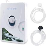 Yangers Multifunctional Ozone Generator Portable Air Water Purifier Sterilizer Washer Cleaner for Home Kitchen Water Treatment to Drink Fruits Food Vegetables Clothes Timer (600mg/h AC Plug in)