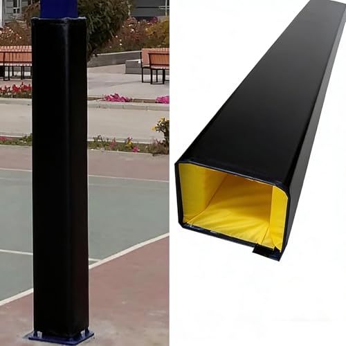 YILUFAYKP 6ft Square Basketball Pole Pads, Wrap Around Pole Fits 4