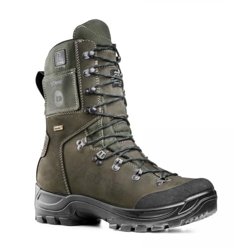 Alpina TRAPPER Men's Premium Mid Calf Boots - Full Leather Waterproof Hunting Shoes with Breathable Sympatex Membrane and Slip Resistant Sole Made in Europe - Main Image