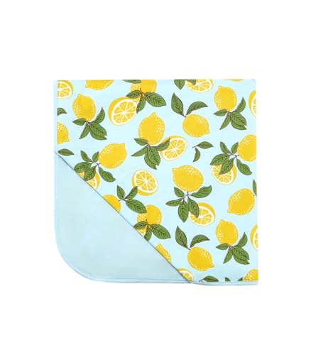 Image of Premium Baby Blankets, Soft Viscose from Bamboo Blanket for Boys and Girls, Nursery Crib Bedding Quilt for Newborn and Toddler, Cooling for Hot Sleepers, 50'' x 50'' Lemons
