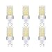 Produktbild G9 LED Lampe 10W, Ersatz 80W Halogen Leuchtmittel, LED Birnen Kaltweiß 6000K,G9 LED Keramik Lampe 2835 SMD, AC 220-240V, Energiesparlampe 10W, LED Leuchtmittel 800 Lumen, Nicht Dimmbar, 6er Pack