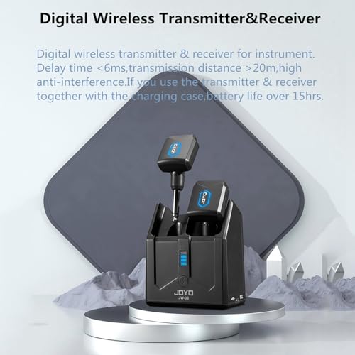 Sunyin 5.8Ghz Mini Wireless Guitar System With Portable Charging Case Wireless Transmitter And Receiver 4 Working Channel For Electric Guitar Digital Wind Instrument Wireless System A Inch Square Mini Device thumb #4