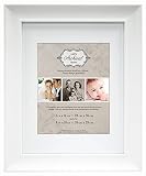 MCS 11x14 Inch Archival Frame with 8x10 Inch Mat Opening, White (47616)