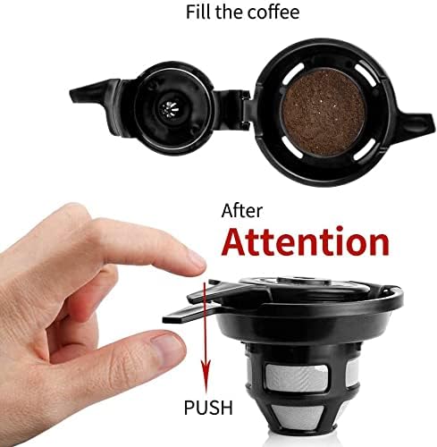 Miniatura 5 de HASMX Filtro de cestas de café de una sola porción para Hamilton Beach Flex Brew 49900, 49902, 49903, 49930, 49940, 49950, 49958, 49966, 49968,