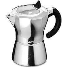 aerolatte Moka Stovetop Espresso Pot Coffee Maker, 9 Cup Capacity