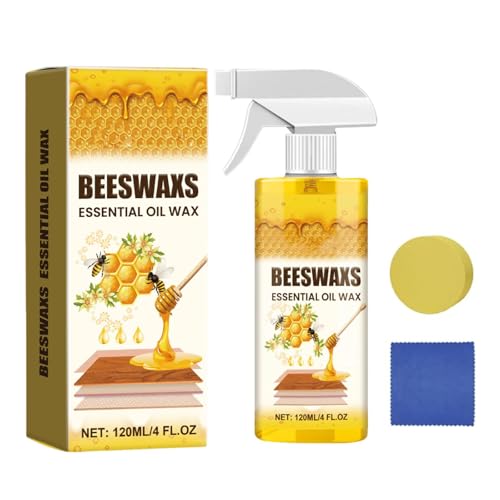 Beeswax Polish for Wood Bienenwachs Spray für Holzmöbel Beeswax Spray für Holzböden und Möbel 120g (1 flasche)