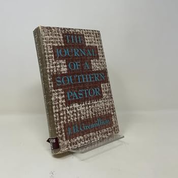 Hardcover The journal of a southern pastor, Book