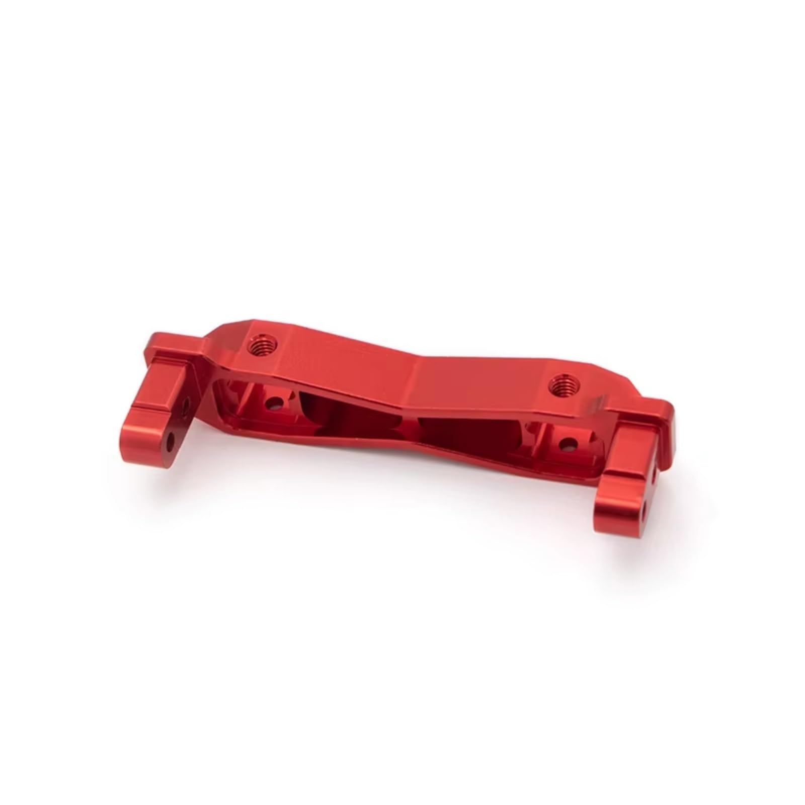 Componentes Auto RC Compatible con Traxxas para TRX4 1/10 Coches Trepadores De Control Remoto, Piezas Mejoradas, Accesorios, Montaje Parachoques Delantero Aleación Aluminio CNC(Red)