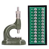 Watch Disassembly Repair Tool, Aluminum Alloy Watch Case Disassembly Press Kit with 48pcs Jewelry Hole Dies, Comfortable Grip Watchmaker Jewelling Tool for Repair Shops And Professionals