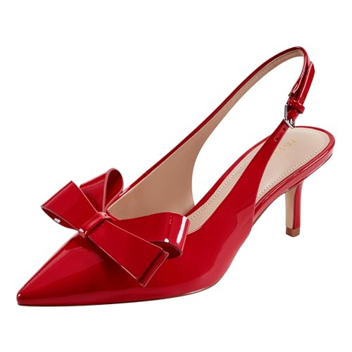 Marc Fisher Women's Allon Pump, Red Patent 610, 9.5 by Marc Fisher - Used condition - US$23.78
