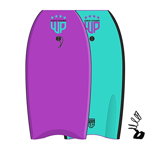 Wave Power Woop 39 - Tabla de bodyboard, color morado y turquesa Cover