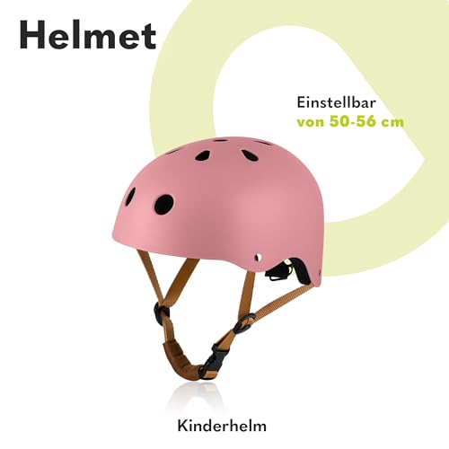 LIONELO Helmet Schutzhelm für Kinder, verstellbar 50-56 cm, Kinnschutz – Ansicht 2