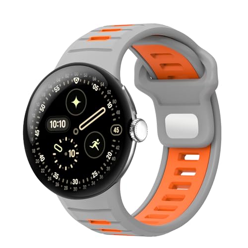 [RosMank] �o���h Google Pixel Watch 5 45mm �Ή��AGoogle Pixel Watch 4/3 45mm �p�\�t�g 2�F�V���R�������p�X�g���b�v