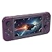 Annadue Retro-Videospielkonsole, 5-Zoll-IPS-Bildschirm, 2 GB DDR4, Tragbarer Game-Player für Unterhaltungsbegeisterte (Transparentes Lila)