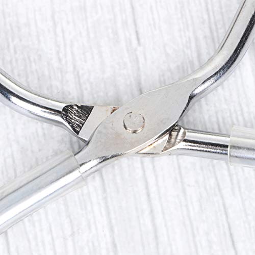 EXCEART 1 Pinça de Copo de Pc Pinça de Cadinho de Aço Inoxidável Acessório de Laboratório de Experiê