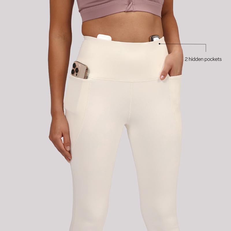 Image of BlissClub Women The Ultimate Leggings | High-Waist | Ankle Length | 4 Pockets | Squat-Proof | Activewear | Tall (for Women Above 5'5)