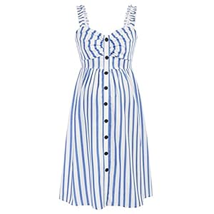 Maacie Zwangere ronde hals A Line party jurk zwangerschapsmode MCS02050