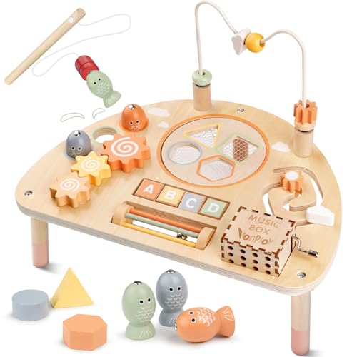 Tavolo Multiattivita Bambini Giochi Montessori 2 Anno Giochi per Bambini Giochi Legno 2 3 4 Anno