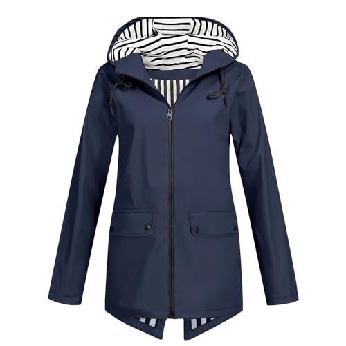 Chaqueta cortavientos ligera mujer informal con cremallera