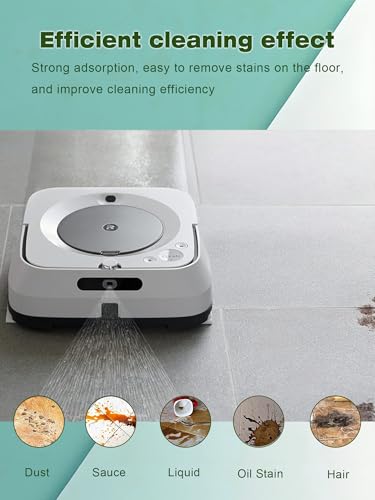 Image of Upgraded M6 Wet Mopping Pads for iRobot Braava Jet M6 Series 6012 /6110 /6112 /6113 Ultimate Robot Mops. Washable & Reusable Microfiber M6 Mop Deep Clean Pads Accessories, 8-Pack