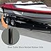 COLOFULWAY Boat Trailer Black Molded Rubber Side Guide Roller(OD 3