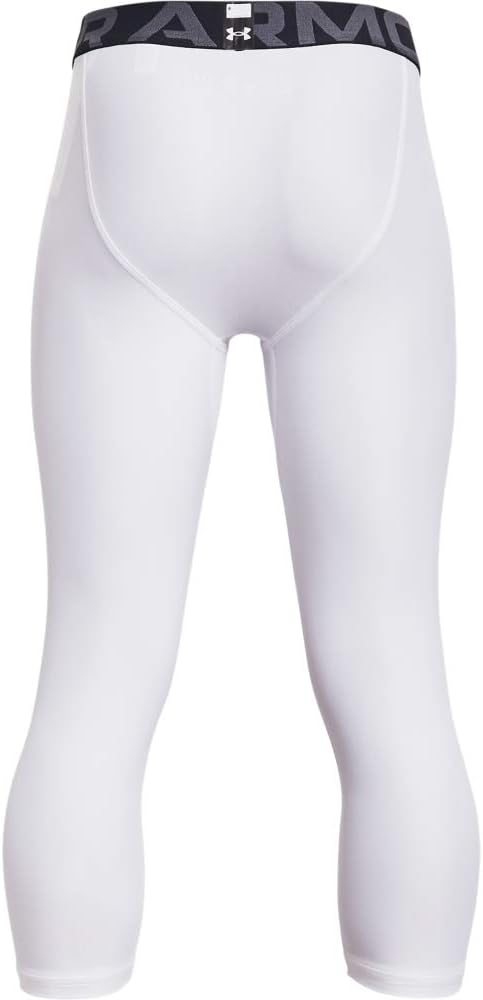 Under Armour Boys HeatGear Armour 3/4 Leggings - Image 2