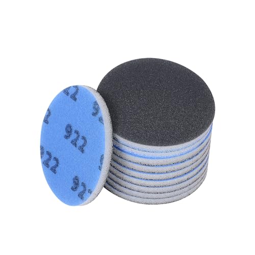 10 Stück Mesh Net Schleifpads Schleifscheibe grobes Schleifpad Rund Ohne Loch Trockene Schleifscheiben Exzenterschleifer (4 inch)