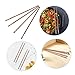Garneck 2pairs Non- Wooden Chopsticks for Home Use Reusable Cooking Utensils for Family Dining Comfortable Grip for All Ages for and Noodles