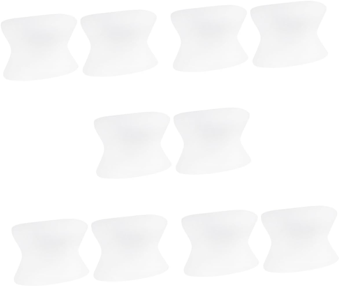 FOMIYES 15pairs Toe Separators for Foot Care for Bunion Relief Washable Reusable Gel Spacers for Comfortable Toes for Running Walking and Below