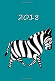  Mini Kalender 2018 - Mein Zebra - ca. A6: 1 Woche pro Seite