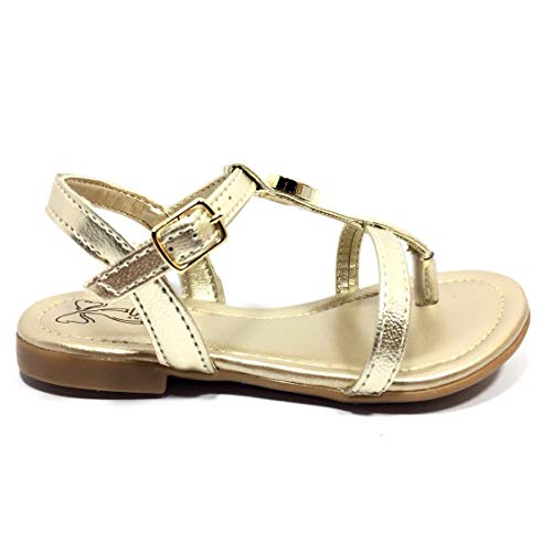 Sandália Infantil Suami Baby Coração Cor: Dourado - Tam.: 24