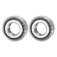 QUARKZMAN 30205 Konisches Rollenlager x 2Stk Chromstahl Kegel und Becher Set für Garten Maschinen und Automobile [25mm x 52mm x 15mm]