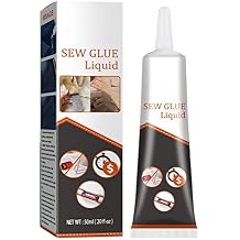 Cloth Repair Sew Glue 50ml, 2022 New Instant Sew Glue Bonding Liquid, Fabric Glue for Clothing Permanent Washable, for Clothing Cotton Flannel Denim Leather 1Pcs