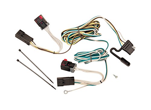 Tekonsha T-One® T-Connector Harness, 4-Way Flat, Compatible With Select Chrysler 300 : Dodge Challenger, Charger Black #TOP23