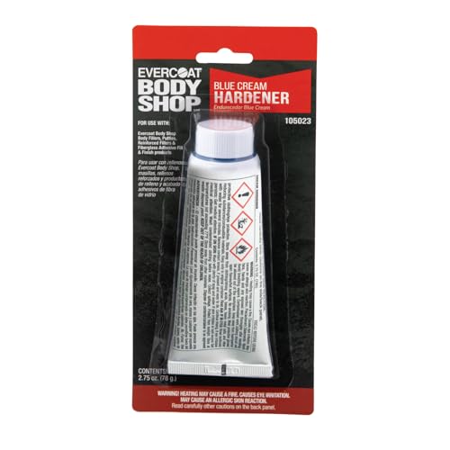 Evercoat Body Shop 105023 Blue Cream Hardener for Use with Fillers Putties Reinforced Fillers & Fiber Glass Adhesive Fill & Finish Products 2.75 Fl Oz.