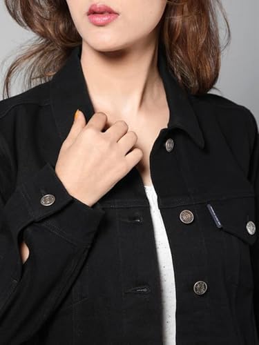 Tripursundari Fashion black denim jacket – image 4