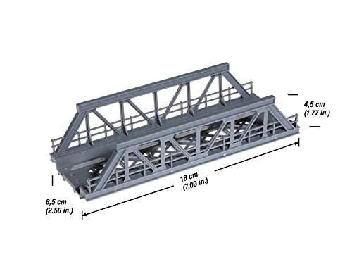 Noch 21330 Truss Bridge X 7" Long H0 Scale Model Kit #TOP1