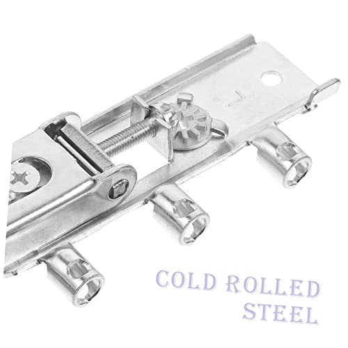 Yardwe 1 Set Invisible Hanging Code Inset Cabinet Hinges Wall Mount Clothes Rack Metal Cabinets Hidden Cabinet Hinges Cabinet Door Metal Clothing Rack Cabinet Hanging Cabinet Hardware #TOP4