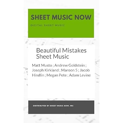 Beautiful Mistakes Sheet Music
