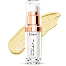 Serovital Beauty Dark Circle Eraser Brightening & AntiPuffiness Under-Eye Treatment with Peptides, Dark Circle Corrector eye corrector for dark circles - Hormone-Aware, Clinically Tested 15mL