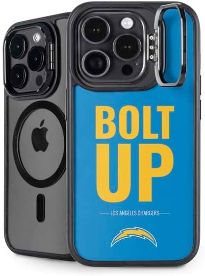 Skinit Kickstand Phone Case Compatible with iPhone 14 Pro Max - Officially Licensed NFL Los Angeles Chargers Team Motto Design