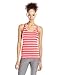 Champion Women's Vapor Tank, Pin Dot Stripe Neon Flare, Medium