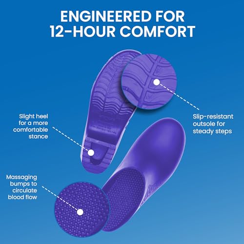 Image of CALZURO Classic Work Clogs Without Holes - Unisex Nursing Clogs - Non Slip Shoes - Autoclavable Rubber Kitchen Shoes for Women and Men -